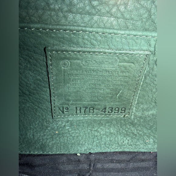 RARE Coach Ergo Mini Satchel 4399 Spruce Nubuck Green w Original Hangtag - Picture 12 of 14